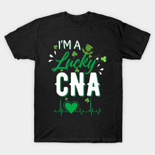 I’m A lucky CNA, Cna St Patricks Day Nurse St Patrick's Day T-Shirt